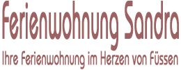 Ferienwohnung Sandra Schriftzug